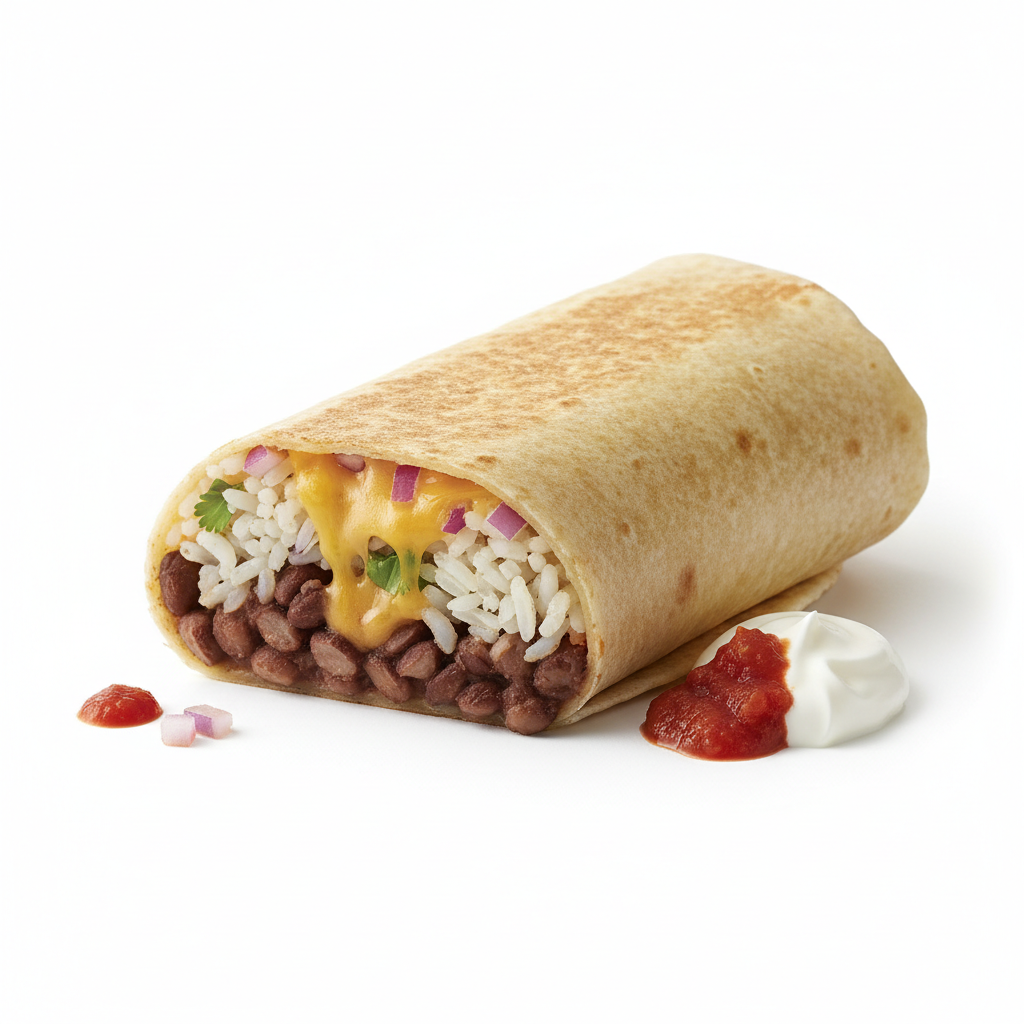 Bean, Cheese & Rice Burrito