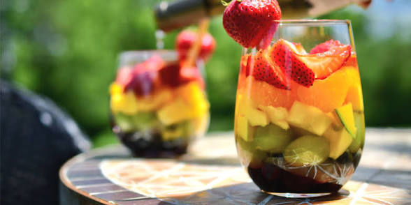 Rainbow Red Sangria