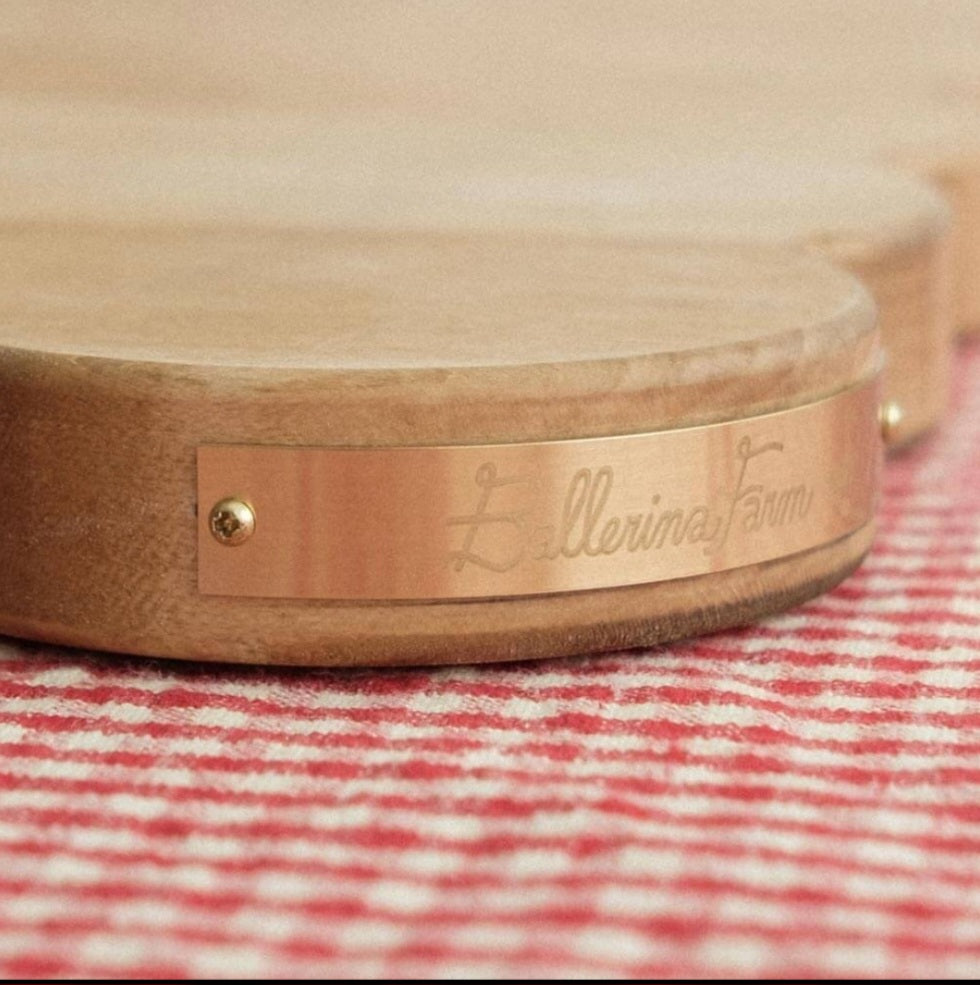 Scalloped Maple Cutting Board – Handcrafted Solid Wood Serving & Prep Board, 24" x 17"