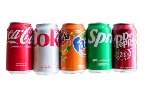 Coke, Diet Coke, Sprite, Dr. Pepper, Fanta, Lemondae, Horchata, Ice Tea, Hot Tea, Coffee, Pineapple Juice, Orange Juice, Apple Juice